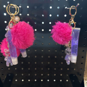 Shine, Plush & Go keychain set
